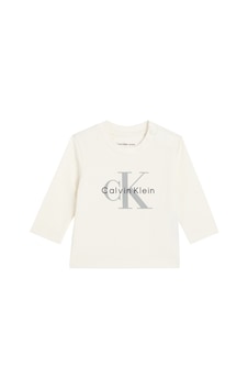 Calvin Klein Bebek Tişört Lv1cktja49 Krem Calvin Klein Bebek Tişört Lv1cktja49 Krem