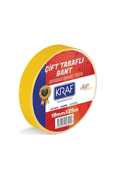 Kraf Çift Taraflı Bant 19mmx25m 2519g Kraf Çift Taraflı Bant 19mmx25m 2519g