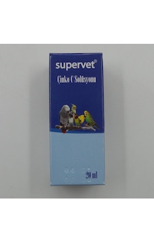 SUPERVET Süs Kuşları İçin Çinko Ç Solisyon 20 ml