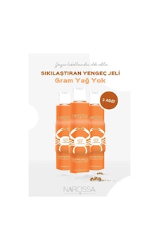 Narcissa Sıkılaştırıcı Selülit ve Çatlak Karşıtı Yengeç Jeli 3 x 250 ML Narcissa Sıkılaştırıcı Selülit ve Çatlak Karşıtı Yengeç Jeli 3 x 250 ML