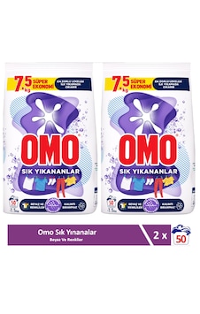 Omo Matik Toz Çamaşır Deterjanı Sık Yıkananlar Beyaz Ve Renkliler İçin 7.5 Kg X 2 Adet Omo Matik Toz Çamaşır Deterjanı Sık Yıkananlar Beyaz Ve Renkliler İçin 7.5 Kg X 2 Adet