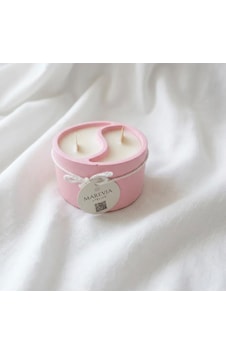 El Yapımı Dekoratif Mum Yin Yang Tasarım Pembe El Yapımı Dekoratif Mum Yin Yang Tasarım Pembe