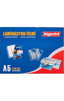 Bigpoint Laminasyon A5 125 Mikron Bp695 Bigpoint Laminasyon A5 125 Mikron Bp695