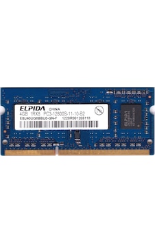 Elpida EBJ40UG8BBU0GNF 4 GB SODIMM DDR3 1600 MHz PC12800 Ram Elpida EBJ40UG8BBU0GNF 4 GB SODIMM DDR3 1600 MHz PC12800 Ram