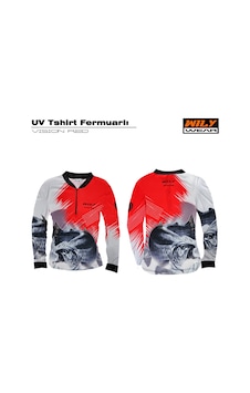 Wily Wear Uv T-Shirt Fermuarlı Vision Red Kırmızı
