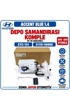 Accent Blue 1.4 15-18 Benzinli Depo Şamandırası Komple 31110-1w000 Etc-151 Accent Blue 1.4 15-18 Benzinli Depo Şamandırası Komple 31110-1w000 Etc-151