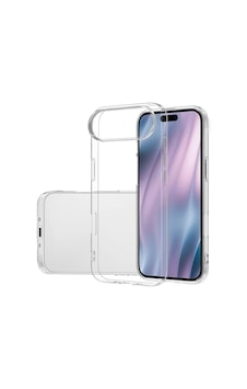 Apple Uyumlu iPad iPhone 17 Air Kılıf Zore Süper Silikon Kapak Şeffaf