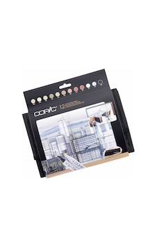 Copic Classic Çantalı 12'li Kalem Seti - Mimari Renkler Copic Classic Çantalı 12'li Kalem Seti - Mimari Renkler