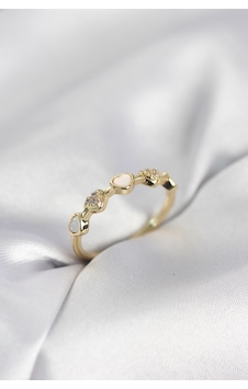 Gold Renk Minimal Kalp Model Zirkon Taşlı Pirinç Kadın Yüzük 5886 Belirtilmemiş Gold Renk Minimal Kalp Model Zirkon Taşlı Pirinç Kadın Yüzük 5886 Belirtilmemiş