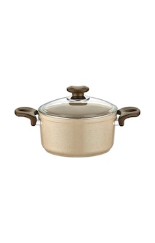 Gülsan Safran Granit 20 Cm Derin Tencere GULSAN.038 Vizon Gülsan Safran Granit 20 Cm Derin Tencere GULSAN.038 Vizon