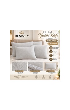 4 Lü Fermuarlı Tela Yastık Kılıfı İç Astar Şilte 50x70 Cm Beyaz Beyaz 4 Lü Fermuarlı Tela Yastık Kılıfı İç Astar Şilte 50x70 Cm Beyaz Beyaz