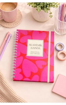 Lizy 2026-2027 Akademik Ajanda - A5 Spiralli Planner Tasarım-2 Kırmızı Lizy 2026-2027 Akademik Ajanda - A5 Spiralli Planner Tasarım-2 Kırmızı
