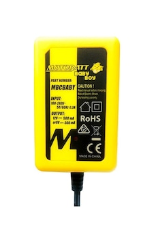 Motobatt Mbcbaby Akü Şarj Cihazı 500ma 6v-12v Motobatt Mbcbaby Akü Şarj Cihazı 500ma 6v-12v