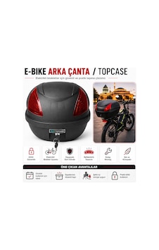 Volta Bisiklet Arka Çanta 17 Litre Elektrikli Bisiklet Arka Çanta Motorsiklet E-bike Çanta Muhtelif