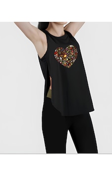 Cda Siyah Yırtmaçlı Espanol Heart Spor Kadın Atlet Siyah Cda Siyah Yırtmaçlı Espanol Heart Spor Kadın Atlet Siyah