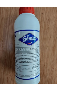 Gemix Gider ve Lavabo Açıcı Sıvı 1500 G Gemix Gider ve Lavabo Açıcı Sıvı 1500 G