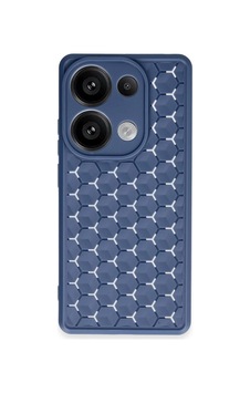 Uryport Realme C65 Kılıf Petek Silikon Kapak - Lacivert Uryport Realme C65 Kılıf Petek Silikon Kapak - Lacivert