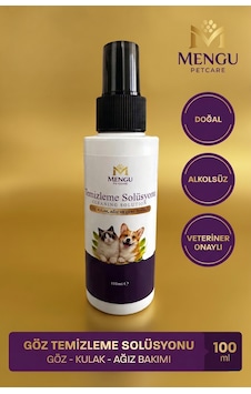 Mengu Petcare Kedi Köpek Göz Kulak Ağız Bakım Solüsyonu Yüz Deri Temizleme Hijyen Spreyi 100 Ml Mengu Petcare Kedi Köpek Göz Kulak Ağız Bakım Solüsyonu Yüz Deri Temizleme Hijyen Spreyi 100 Ml
