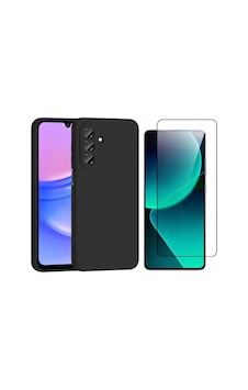 Vendas Samsung Galaxy Uyumlu  A37 Kılıf Zore Mara Lansman Kapak + Cam Ekran Koruyucu Siyah