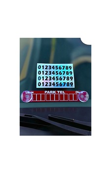 Parktel Kırmızı Numaratöraraç Içi Park Telefon Numaratörü Park Numarası Hologramlı Numaralar Parktel Kırmızı Numaratöraraç Içi Park Telefon Numaratörü Park Numarası Hologramlı Numaralar