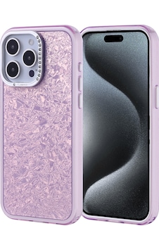 Apple Uyumlu iPhone 15 Pro Max Kılıf Taşlı Tasarımlı Zore Kapi Kapak Lila Apple Uyumlu iPhone 15 Pro Max Kılıf Taşlı Tasarımlı Zore Kapi Kapak Lila