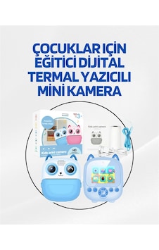Dijital Termal Yazıcılı Mini Kamera Hd Video & Anında Fotoğraf Çıktısı Çocuk Kamera Dijital Termal Yazıcılı Mini Kamera Hd Video & Anında Fotoğraf Çıktısı Çocuk Kamera