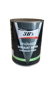 3b's Selülozik Boya Mat Siyah 0,750kg Net 3b's Selülozik Boya Mat Siyah 0,750kg Net