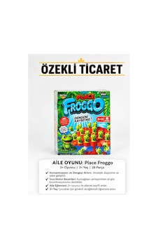 Aile Oyunu: Place Froggo Dengeni Kaybetme Oyun Seti 28 Parça Aile Oyunu: Place Froggo Dengeni Kaybetme Oyun Seti 28 Parça