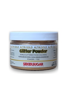 Şeker Sugar Simli Gıda Boyası Glitter Powder 20gr Altın Diğer Şeker Sugar Simli Gıda Boyası Glitter Powder 20gr Altın Diğer