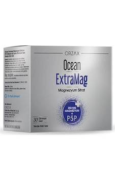 Ocean Extramag 250 Magnezyum Sitrat + P5P 30 Saşe Ocean Extramag 250 Magnezyum Sitrat + P5P 30 Saşe