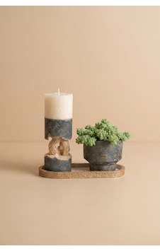 Giselle Metallic Blue Muse & Jade Candle Edition Altın - Mavi Giselle Metallic Blue Muse & Jade Candle Edition Altın - Mavi