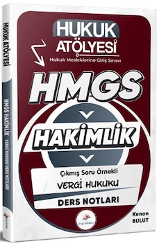 Dizgi Kitap Hukuk Atölyesi Hmgs Hakimlik Vergi Hukuku Ders Notları