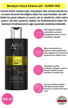 Apis Natural Sunny Rio Besleyici Duş Jeli 300 ML