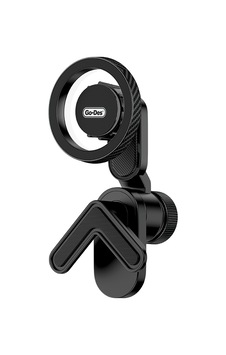 Go Des Gd-hd341 V Köşeli Ayarlanabilir Magnetik Araç İçi Telefon Tutucu Siyah