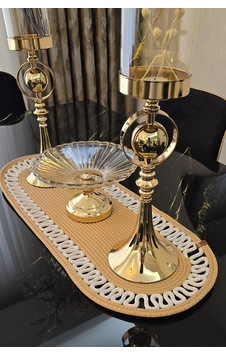 Dekoratif Örgülü 35x100 Cm Runner Şık Masa Orta Sehpa Üstü Dekoratif Sofra Aksesuarı Bej-krem Dekoratif Örgülü 35x100 Cm Runner Şık Masa Orta Sehpa Üstü Dekoratif Sofra Aksesuarı Bej-krem