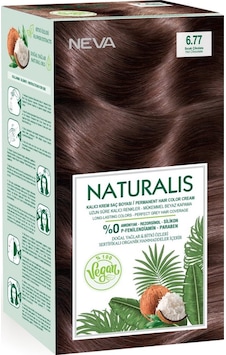 Nevacolor Naturalis Vegan Kalıcı Krem Saç Boyası Seti 6.77 Sıcak