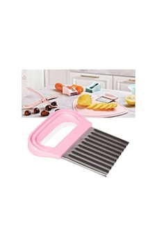 Şekilli Sebze Meyve Patates Dilimleyici Çelik - Çelik Cips Doğrayıcı Chips Chopper - 225487524 Diğer