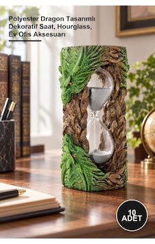 10 Adet Kum Saati Polyester Dragon Tasarımlı Dekoratif Saat, Hourglass, Ev Ofis Aksesuarı Sarı 10 Adet Kum Saati Polyester Dragon Tasarımlı Dekoratif Saat, Hourglass, Ev Ofis Aksesuarı Sarı