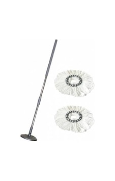 Zambak Temizlik Seti Yedeği Sap + 2 Adet Mop Zambak Temizlik Seti Yedeği Sap + 2 Adet Mop
