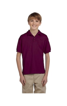Tezzgelsin Erkek Çocuk Polo Yaka Kısa Kol Okul T-shirt Bordo Tezzgelsin Erkek Çocuk Polo Yaka Kısa Kol Okul T-shirt Bordo
