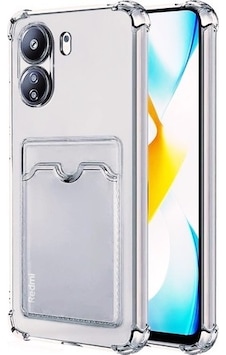 Adige Xiaomi Redmi 13c Kılıf Kamera Korumalı Kartlıklı Setra Şeffaf Silikon Adige Xiaomi Redmi 13c Kılıf Kamera Korumalı Kartlıklı Setra Şeffaf Silikon