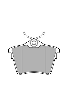 Peugeot 407 1.6 Hdi 110 2004-2019 Delphi Arka Fren Balatası Peugeot 407 1.6 Hdi 110 2004-2019 Delphi Arka Fren Balatası