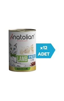 Anatolian Premium Adult Lamb Pate Kuzulu Yetişkin Ezme Kedi Konservesi 12 x 400 G Anatolian Premium Adult Lamb Pate Kuzulu Yetişkin Ezme Kedi Konservesi 12 x 400 G