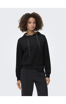 Only Onlalına Lıfe Leo Detaıl Hood Box Swt Kadın Siyah Sweatshirt - 15364546 Siyah Only Onlalına Lıfe Leo Detaıl Hood Box Swt Kadın Siyah Sweatshirt - 15364546 Siyah