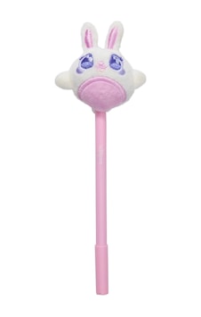 Smiggle Peluş Tavşan Plushy Tummy Tükenmez Kalem Mavi