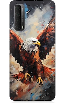Huawei P Smart 2021 Uyumlu Silikon Kılıf Beyaz Başlı Siyah Kartal Huawei P Smart 2021 Uyumlu Silikon Kılıf Beyaz Başlı Siyah Kartal