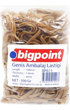 Bigpoint Geniş Ambalaj Lastiği 500 Gram %100 Kauçuk