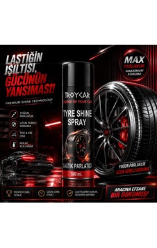 Troycar Lastik Parlatıcı Sprey 500 Ml