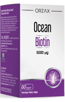 Ocean Biotin 5000Ug 60 Kapsül Ocean Biotin 5000Ug 60 Kapsül