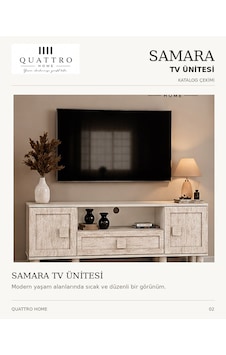 Samara Tv Ünitesi Krem Samara Tv Ünitesi Krem